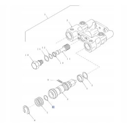 O-ring quick connector New Holland T8 Fiat G