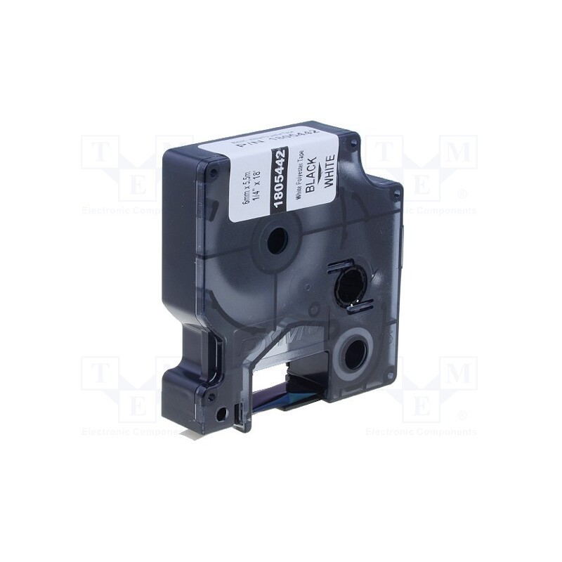 1 rol x DYMO - 1805442 - Tape, 6mm, 5.5m, white, Character colour: black