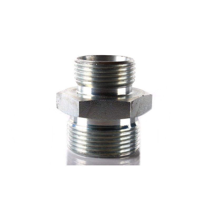 Nipple hydraulic connection m22x1 5 m27x1 5