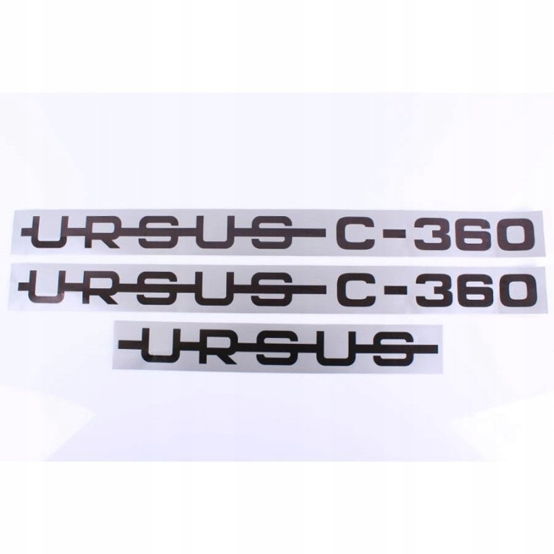 Ursus c 360 stickers set
