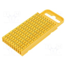 100 pcs x HELLERMANNTYTON - 561-03254 - Markers, Marking: Y, 4.3÷5.3mm, polyamide, yellow, -40÷85°C, WIC