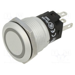 1 pcs x EAO - 82-5551.1124 - Switch: vandal resistant, Pos: 2, SPDT, 3A/240VAC, 3A/240VDC, blue