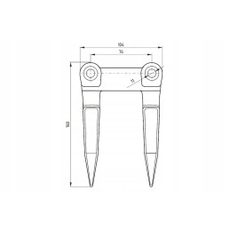 3020506002004 double header bayonet
