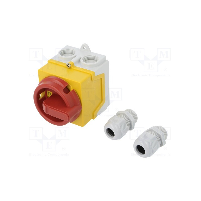 1 pcs x ABB - 1SCA135540R1001 - Switch: cam switch, Stabl.pos: 2, 20A, I-0, in housing, Poles: 4