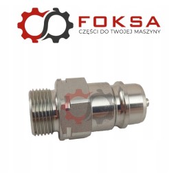 Hydraulic quick connector euro plug m22x1 5mm