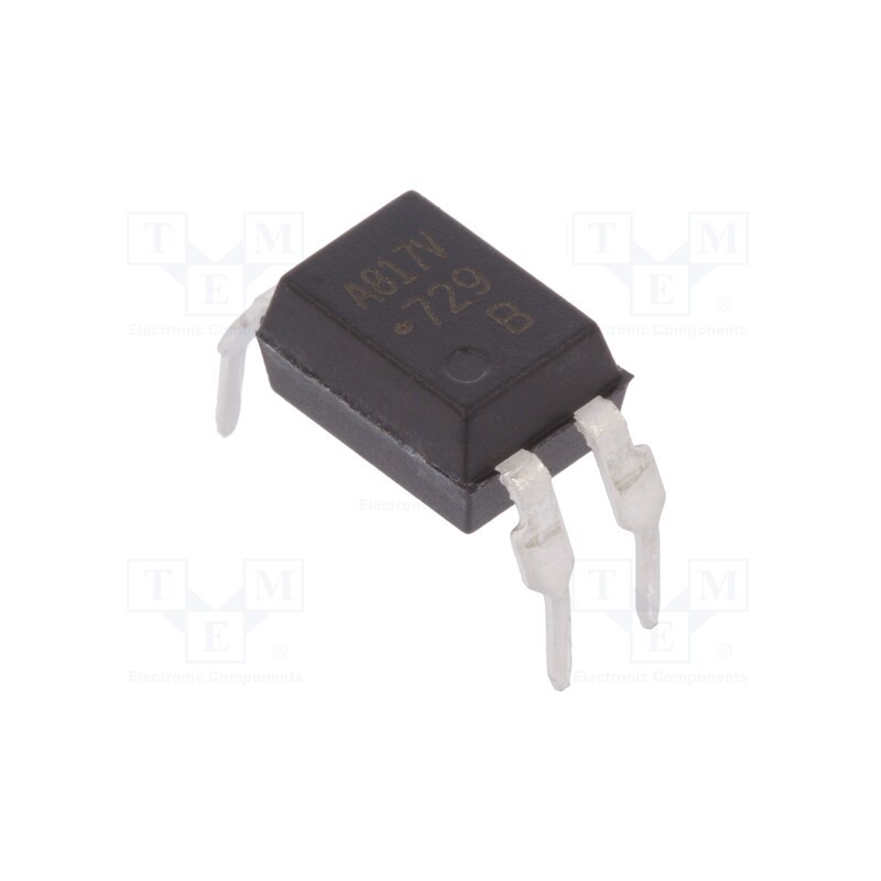 2 pcs x BROADCOM (AVAGO) - HCPL-817-W6BE - Optocoupler, THT, Ch: 1, OUT: transistor, Uinsul: 5kV, Uce: 70V, DIP4