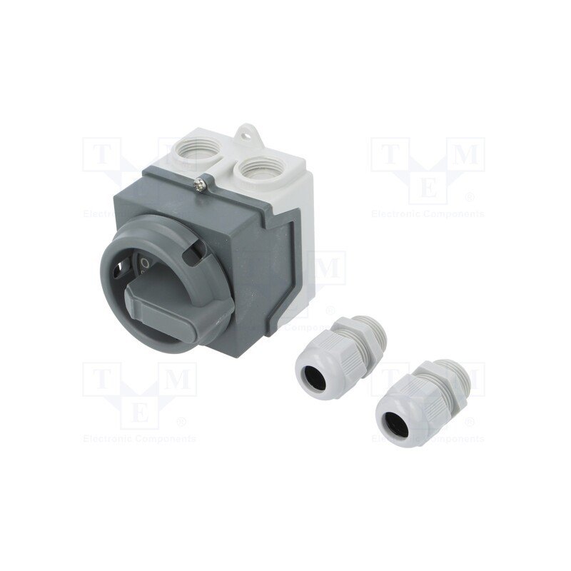 1 pcs x ABB - 1SCA135538R1001 - Switch: cam switch, Stabl.pos: 2, 20A, I-0, in housing, Poles: 4