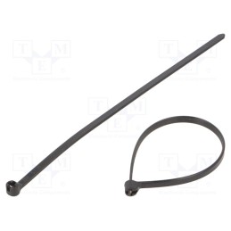 100 pcs x BM GROUP - BMNL1436 - Cable tie, with a metal clasp, L: 140mm, W: 3.6mm, polyamide, 250N