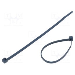 100 pcs x HELLERMANNTYTON - 111-01665 - Cable tie, with metal, L: 150mm, W: 3.5mm, PPMP, 130N, blue, UL94HB