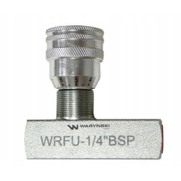 Restriction and non-return valve wrfu 90 1 4 bsp waryns