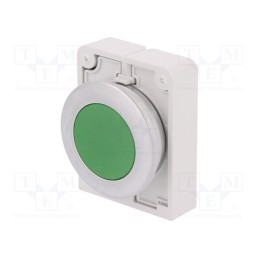 1 pcs x EATON ELECTRIC - M30C-FDR-G - Switch: push-button, 30mm, Stabl.pos: 2, green, none, IP67, -25÷70°C