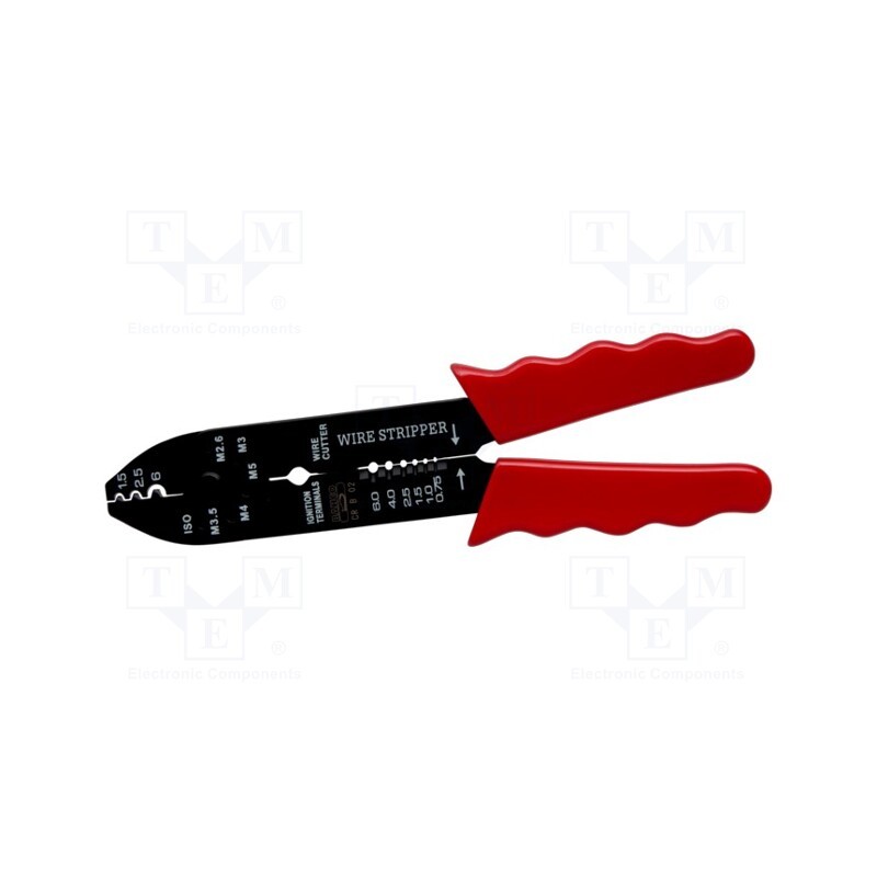 1 pcs x BAHCO - CR B 02 - Tool: multifunction wire stripper and crimp tool, Wire: round