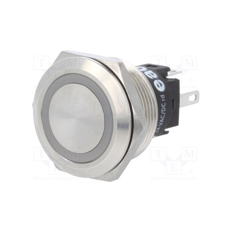 1 pcs x EAO - 82-6151.1114 - Switch: vandal resistant, Pos: 2, SPDT, 3A/240VAC, 3A/240VDC, red