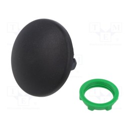 1 pcs x SCHNEIDER ELECTRIC - ZB5AR216 - Switch: push-button, 22mm, Stabl.pos: 1, black, none, IP66, mushroom