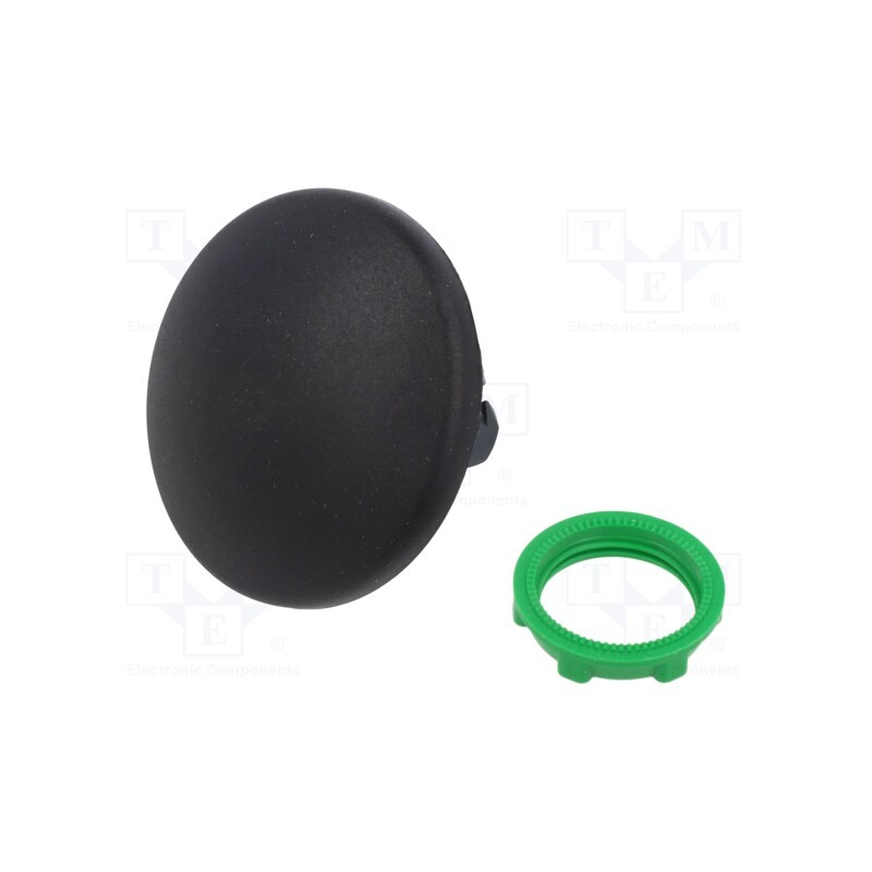 1 pcs x SCHNEIDER ELECTRIC - ZB5AR216 - Switch: push-button, 22mm, Stabl.pos: 1, black, none, IP66, mushroom