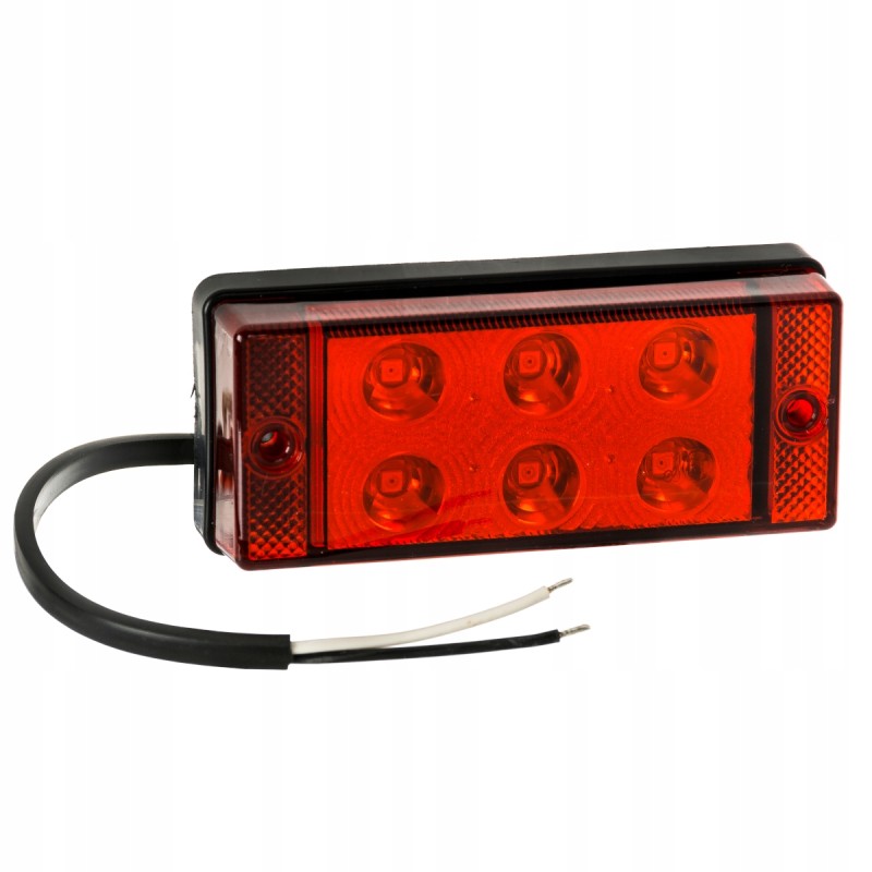 Rear fog lamp 6 led 12v 24v horpol
