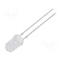 2 pcs x OPTOSUPPLY - OSV1YL5111A - LED, UV, 15°, 20mA, 360÷370nm, 3÷3.8VDC, THT