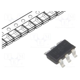 3 pcs x ALPHA & OMEGA SEMICONDUCTOR - AO6802 - Transistor: N-MOSFET x2, unipolar, 30V, 3A, 730mW, TSOP6