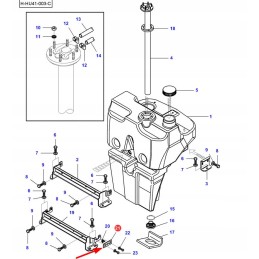 Va405341 tank mounting plate