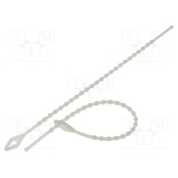 100 pcs x KSS WIRING - TV-150 - Cable tie, coral,multi use, L: 150mm, polyamide, natural, 100pcs.