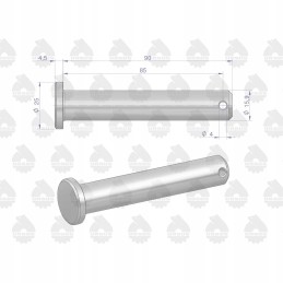 Pc 330 hanger mounting pin, original Ursus