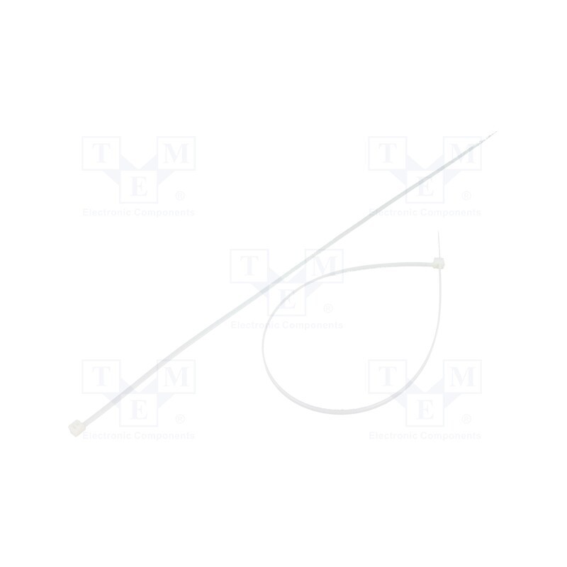 100 pcs x FIX&FASTEN - FIX-S-3.6X370/N - Cable tie, L: 370mm, W: 3.6mm, polyamide, 177N, natural, Ømax: 102mm