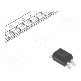 1 pcs x EVERLIGHT - EL814S1(TU) - Optocoupler, SMD, Ch: 1, OUT: transistor, Uinsul: 5kV, Uce: 80V, EL814