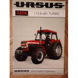 Brochure 1 pieces ursus 932 1014 1134 mf