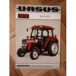 Brochure 1 pieces ursus 932 1014 1134 mf