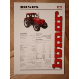 Brochure 1 pieces ursus 932 1014 1134 mf