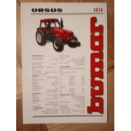 Brochure 1 pieces ursus 932 1014 1134 mf