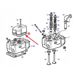 F385200210171 agco valve cover gasket