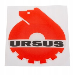 Sticker sign emblem convex 3D W3 80x66mm Ursus
