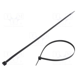 100 pcs x FIX&FASTEN - FIX-S-9.0X500/BK - Cable tie, L: 500mm, W: 9mm, polyamide, 778N, black, Ømax: 150mm
