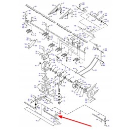 D44103700 agco scythe blade