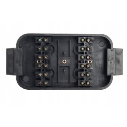 Universal electrical box with 12 connectors