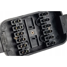 Universal electrical box with 12 connectors