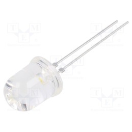 1 pcs x BRIGHTEK (EUROPE) - N0Y45L16SPC - LED, 10mm, yellow, 11000÷16500(typ)-32000mcd, 25°, Front: convex