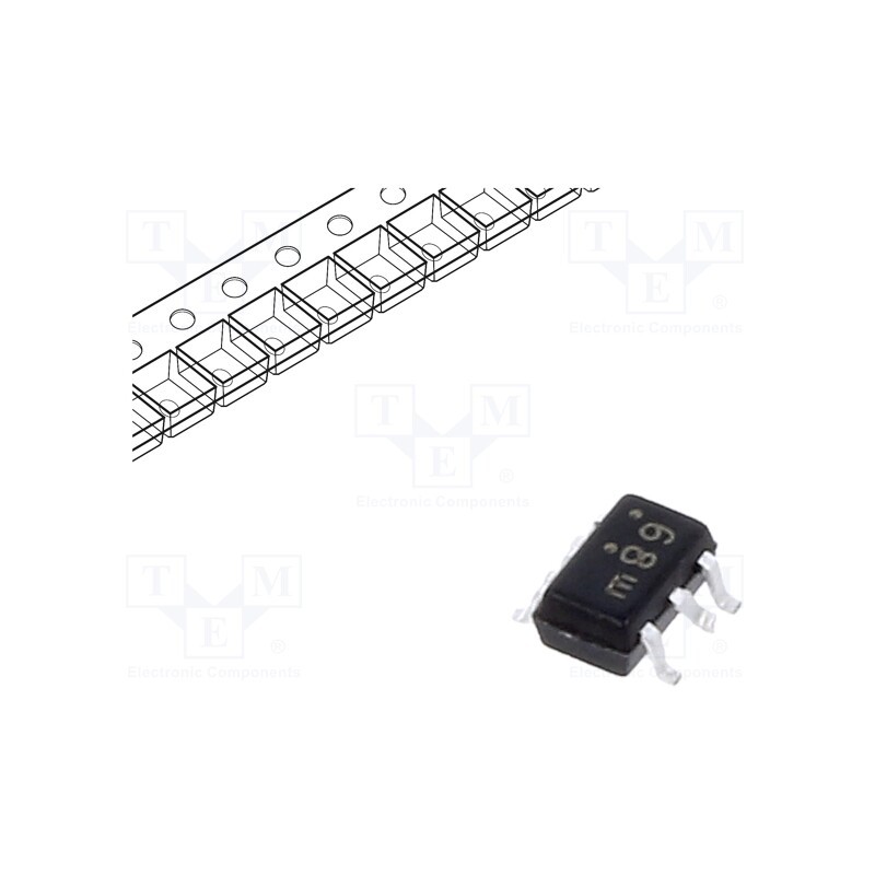 3 pcs x ONSEMI - NUP2301MW6T1G - Diode: diode arrays, SC88, Features: ESD protection, Ch: 2