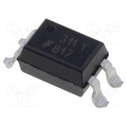 2 pcs x ONSEMI - FOD817SD - Optocoupler, SMD, Ch: 1, OUT: transistor, Uinsul: 5kV, Uce: 70V, SO4