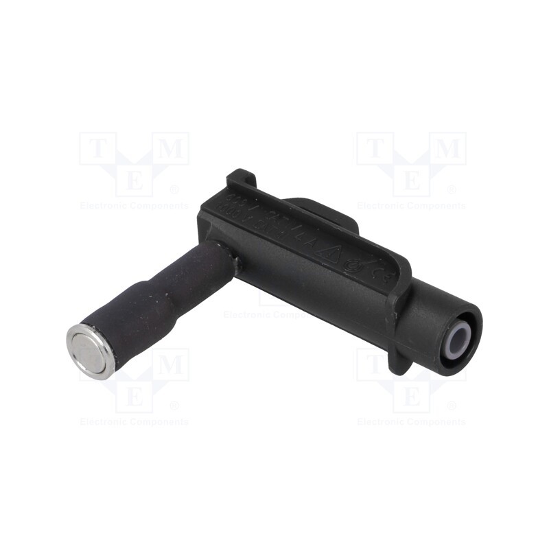 1 pcs x SCHu00dcTZINGER - AWMG 7858 NI / 10 / SW - Probe tip, 4A, red, Tip diameter: 10mm, Plating: nickel plated, 3mΩ