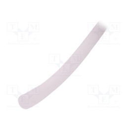 100 m x FAVIER - GES-8X9-TR-100 - Insulating tube, silicone, transparent, -50÷200°C, Øint: 8mm