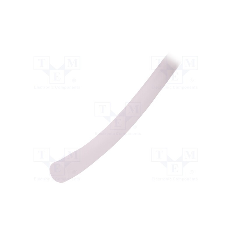 100 m x FAVIER - GES-8X9-TR-100 - Insulating tube, silicone, transparent, -50÷200°C, Øint: 8mm