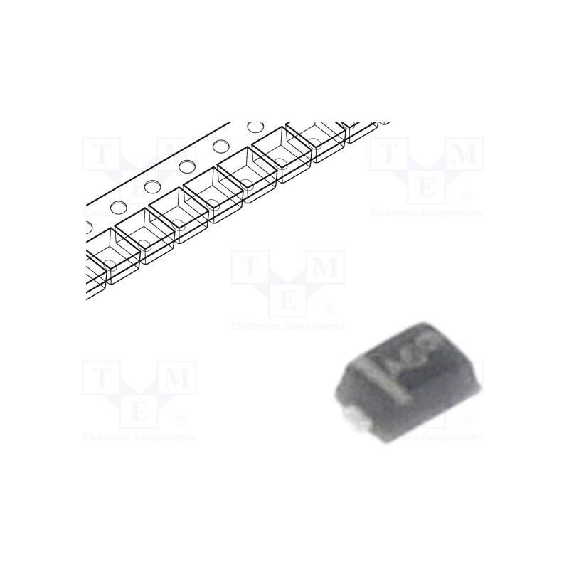 20 pcs x ONSEMI - BAS16P2T5G - Diode: switching, SMD, 100V, 0.2A, 6ns, SOD923, Ufmax: 1.25V, 240mW