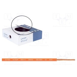 100 m x BITNER - IG2050.04 - Wire, BiTOne,H05V-K, stranded, Cu, 0.5mm2, PVC, orange, 300V,500V