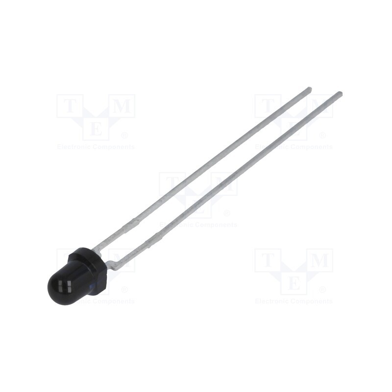 2 pcs x VISHAY - TEFD4300F - PIN IR photodiode, 3mm, THT, 950nm, 770÷1070nm, 20°, 215mW