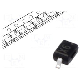 5 pcs x MICRO COMMERCIAL COMPONENTS - BSR106WS-TP - Diode: Schottky rectifying, SMD, 60V, 1A, SOD323,