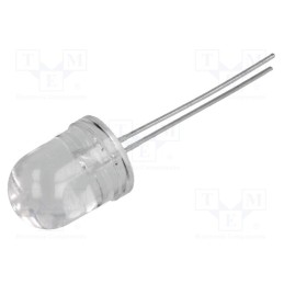 1 pcs x LUCKYLIGHT - LL-1003VC2D-V1-4ID - LED, 10mm, red, 5000÷8500mcd, 30°, Front: convex, 2.6÷3.8V