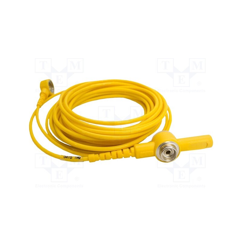 1 pcs x COBA EUROPE - HR000005 - Connection cable, yellow, 4.5m