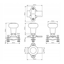 Steering knob ws105gp